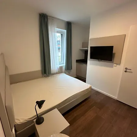 Moebiliertes Apartment Hamburg Exterior foto